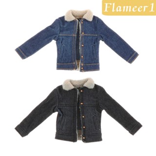 [flameer1] เสื้อโค้ทแจ็กเก็ต สเกล 1/12 แฟชั่น สําหรับตุ๊กตา 6 นิ้ว 1/12