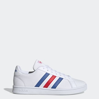 adidas เทนนิส รองเท้า Grand Court Base ผู้ชาย สีขาว EE7901