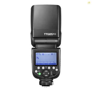 Banana_pie Godox Thinklite TT685IIN TTL แฟลชกล้อง 2.4G ระบบไร้สาย X GN60 ความเร็วสูง 1/8000s แบบเปลี่ยน สําหรับ D800 D700 D7100 D7000 D5200 D5100 D5000