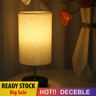 [Deceble.th] โคมไฟตั้งโต๊ะ LED 3 เกียร์ สําหรับห้องนอน ห้องนั่งเล่น หอพัก