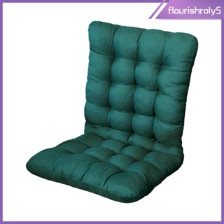 [Flourishroly5] เบาะรองนั่งเก้าอี้ พร้อมพนักพิง แบบนิ่ม สําหรับห้องนอน ห้องนั่งเล่น