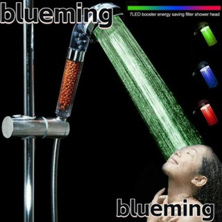 Blueming2 ไฟ LED ฝักบัวอาบน้ํา ประหยัดน้ํา แรงดันสูง สปา สีสันสดใส มือถือ