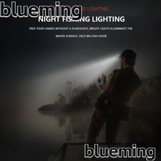 Blueming2 ไฟฉายสวมศีรษะ Led 3 ดวง สําหรับตั้งแคมป์ เดินป่า ตกปลา