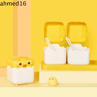 Ahmed กระปุกพลาสติก ขนาดเล็ก พร้อมฝาปิด สําหรับใส่เครื่องเทศ ไก่