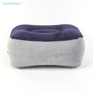 &lt;Cardflower&gt; หมอนพักเท้า PVC แบบนิ่ม พับได้ สําหรับบ้าน ออฟฟิศ