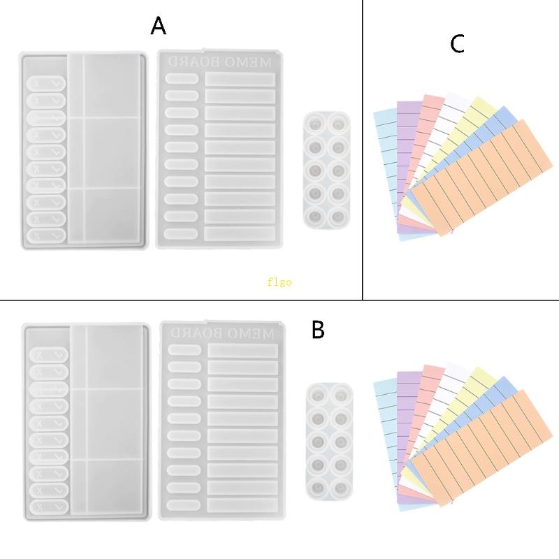flgo-แม่พิมพ์เมโม่-อีพ็อกซี่เรซิ่น-รายสัปดาห์-รายเดือน-สําหรับหล่อเรซิ่น