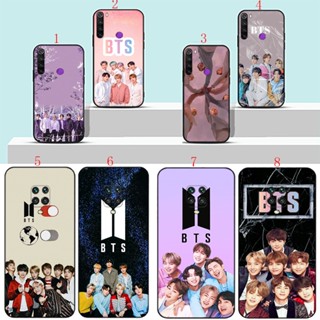 เคสโทรศัพท์มือถือแฟชั่น แบบนิ่ม พิมพ์ลายอนิเมะ BTS สีดํา สําหรับ Redmi 9 6A 7A 8A 9A 9C H3