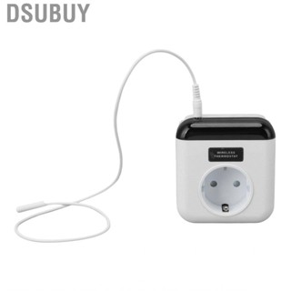 Dsubuy Plug in Socket WiFi Temperature Controller Thermostat Outlet Precise Control EU 220V Multiple Security for Home