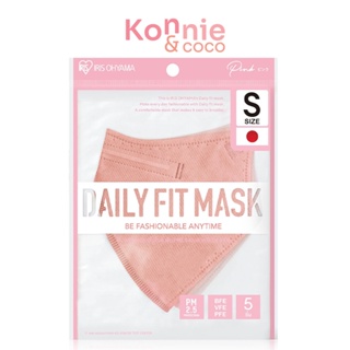 IRIS OHYAMA Disposable Face Mask Daily Fit Mask Size S 5pcs หน้ากากอนามัย รุ่น Daily Fit กระชับใบหน้า.