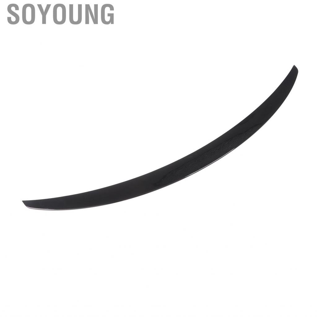 Soyoung Rear Trunk Lid Spoiler Reduce Air Easy Installation Car Improve Fuel Efficiency Glossy