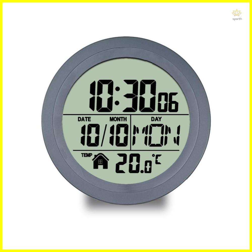 No Punching Suction Cup Clock - Waterproof Bathroom and Kitchen Clock ...