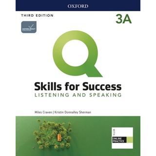 Bundanjai (หนังสือคู่มือเรียนสอบ) Q : Skills for Success 3rd ED 3 : Listening and Speaking : Student Book A +iQ Online