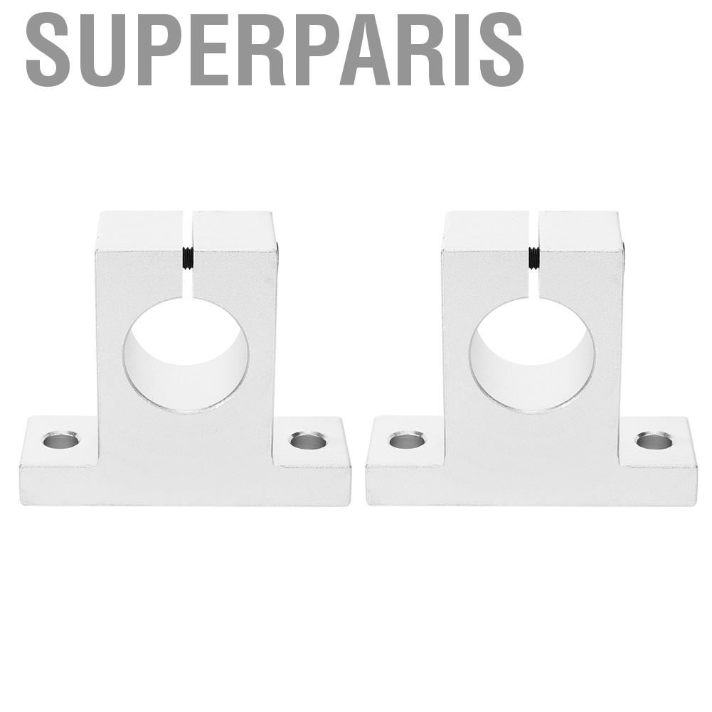 Superparis 2Pcs SK20 Aluminum Alloy Linear Guide Vertical Optical Axle