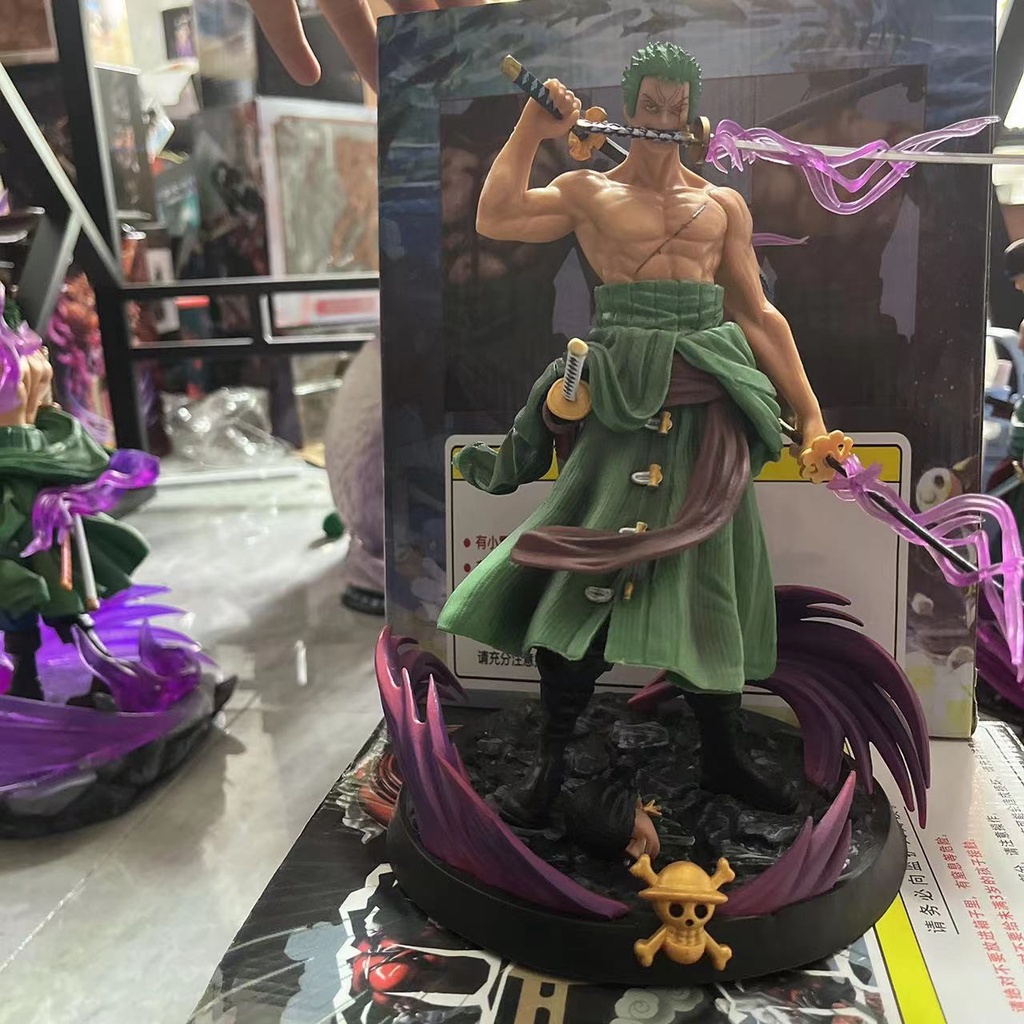 Figurine One Piece Luffy Gear 4 Monkey King Crow Cannon - 29 Cm - PVC