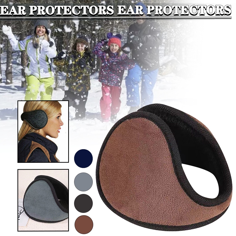 Winter Ear Muffs for Men Women Behind the Head Earmuffs Cozy Fleece Ear