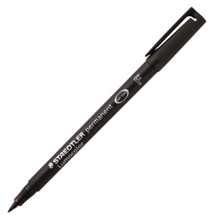 ปากกาเขียนแผ่นใสลบไม่ได้ 0.6 มม. ดำ สเต็ดเล่อร์ 318-9