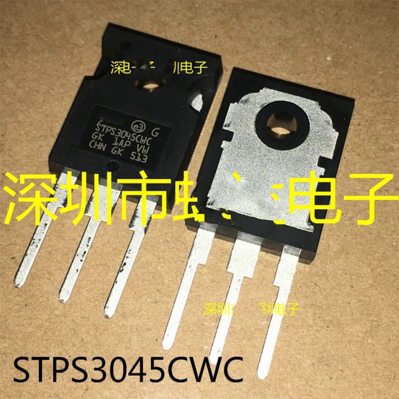 ไดโอดชอทท์กี้ STPS3045CWC TO-247 45V 30A STPS3045CW 3045CWC 2 ชิ้น -10 ...