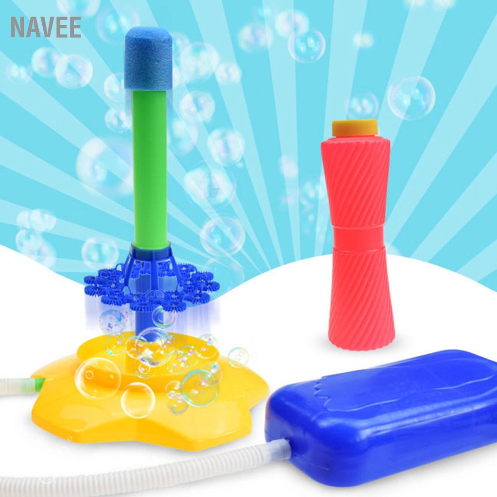 NAVEE Kids Bubble Rocket Toy ประเภทเหยียบ Solution ชุดเกมจรวดสำหรับเล่น ...