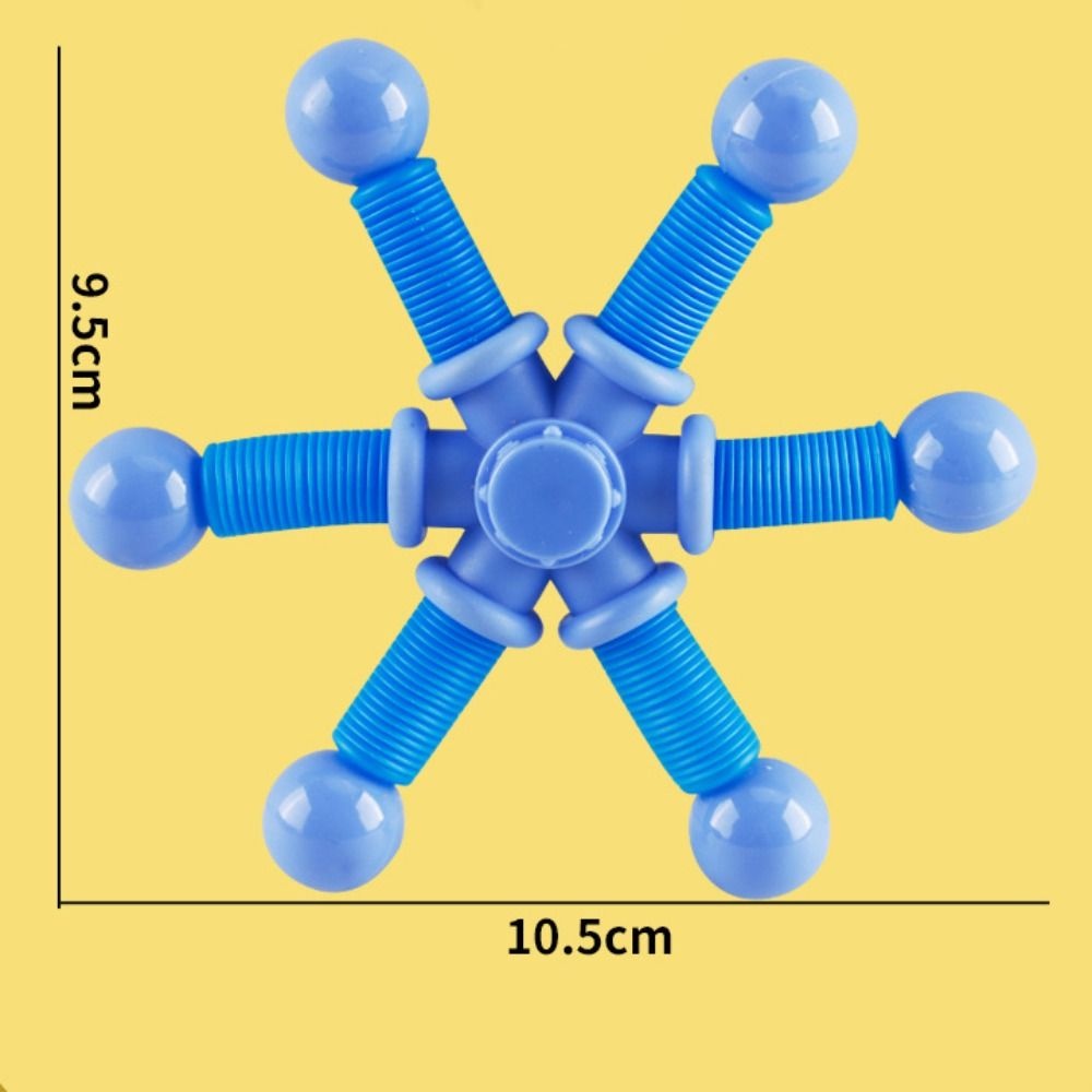 WUSHI Fidget Spinner ของเล่น, Transformable พลาสติก Telescopic Tube ...