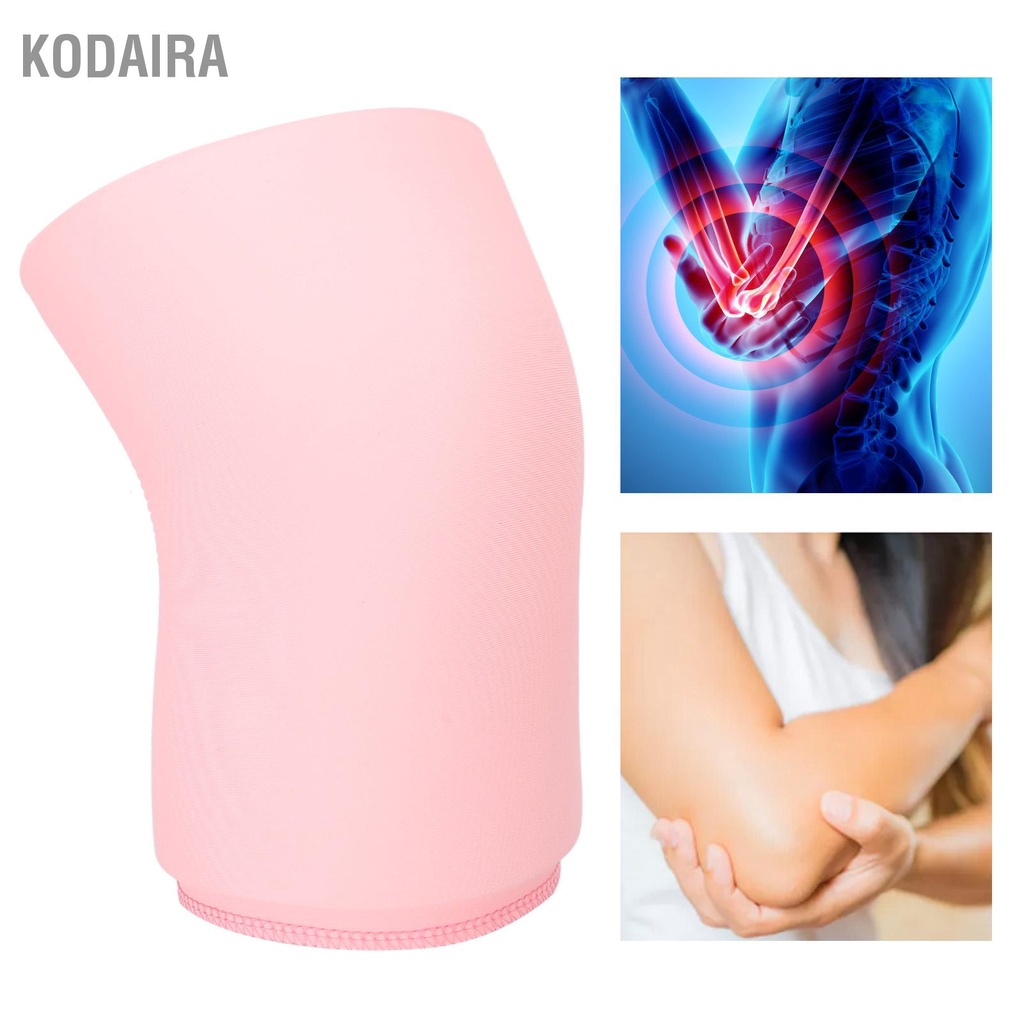 kodaira-elbow-ice-pack-wrap-sleeve-เจลบำบัดร้อนและเย็นแบบใช้ซ้ำได้สำหรับอาการบาดเจ็บที่แขนและเข่า