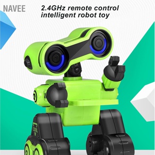  NAVEE R13 สมาร์ทหุ่นยนต์ของเล่นโปรแกรมการควบคุมแบบสัมผัสบันทึกเสียงร้องเพลงเต้นรำหุ่นยนต์ของเล่น