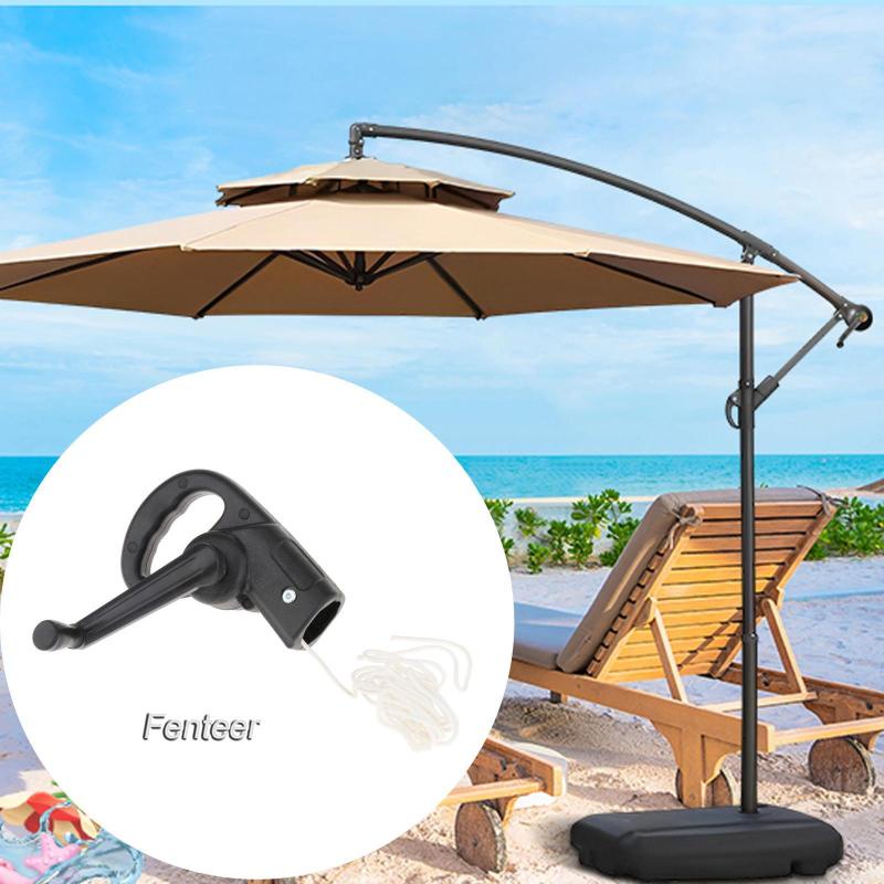 fenteer-อุปกรณ์เสริมเชือกร่ม-10-5-ฟุต-สําหรับลานบ้าน