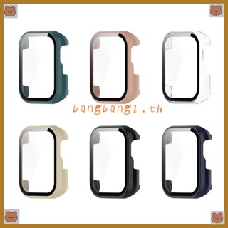 Bang เคสป้องกันรอยขีดข่วน + ตัวป้องกันหน้าจอ เหมาะสําหรับนาฬิกา SE พร้อมฟิล์มกระจกนิรภัยสมาร์ทวอทช์ แบบแข็ง