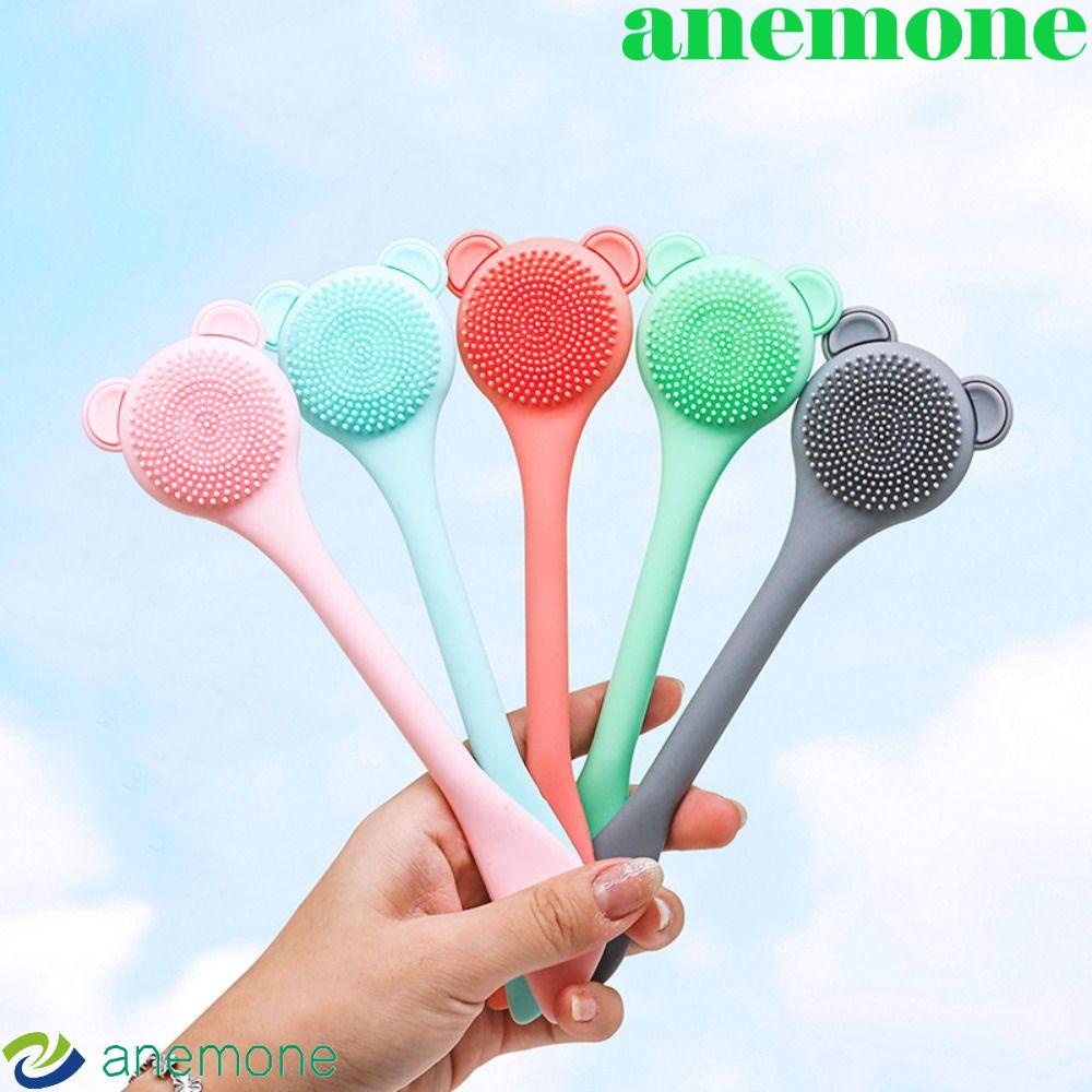 anemone-แปรงซิลิโคน-แบบพกพา-ทําความสะอาดผิวหน้า-แบบพกพา-หลากสี-สําหรับผู้หญิง
