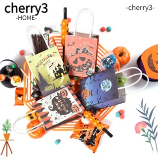 Cherry3 กล่องขนมขบเคี้ยว ขนมขบเคี้ยว ของขวัญฮาโลวีน ปาร์ตี้ สําหรับเด็ก ตกแต่งบ้าน 10 ชิ้น