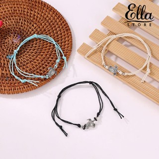 Ellastore123 สร้อยข้อเท้า แฮนด์เมด สไตล์วินเทจ สําหรับผู้หญิง