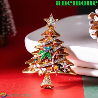 Anemone หมุดปักเสื้อกันหนาว แจ็กเก็ต ของขวัญปีใหม่ ลายต้นคริสต์มาส