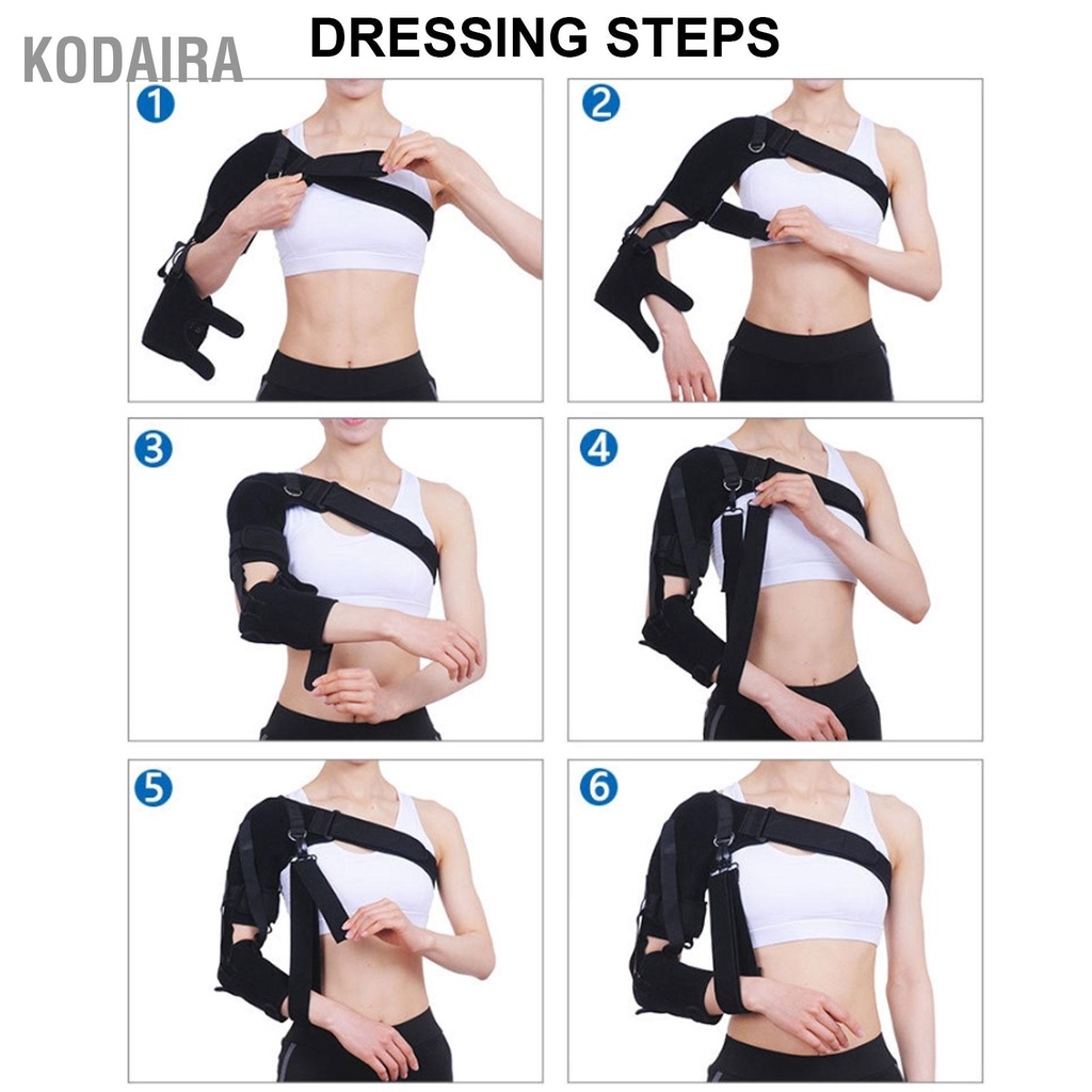 kodaira-ไหล่รั้งพยุงแขนสลิงปรับ-rotator-ข้อมือแก้ไขไหล่ป้องกัน