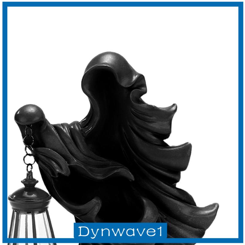 dynwave1-รูปปั้นแม่มดเรซิ่น-พร้อมโคมไฟ-สําหรับตกแต่งบ้านผีสิง-บาร์