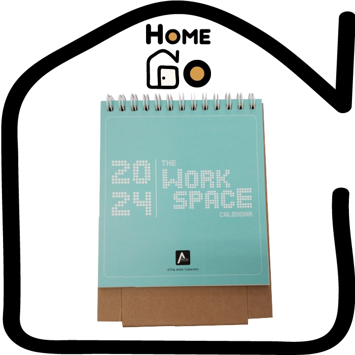 Somjai Selected ปฏิทินตั้งโต๊ะ2024 MINI STAND Workspace | Shopee Thailand