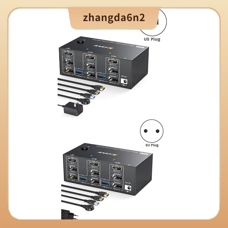 【พร้อมส่ง】Kceve Kvm Switch 2 Displayport และ HDMI รองรับ 8K30HZ 4K144HZ