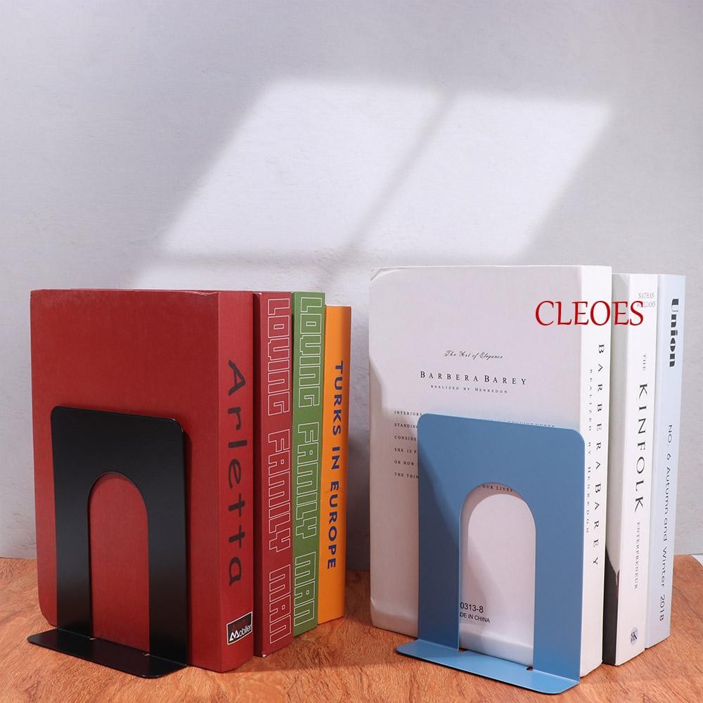 ขาตั้งหนังสือเหล็ก CLEOES, ที่คั่นหนังสือโต๊ะแสดงที่ทนทาน, ออแกไนเซอร์ ...