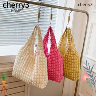 Cherry3 กระเป๋าสะพายไหล่ กระเป๋าช้อปปิ้ง จุของได้เยอะ สําหรับผู้หญิง