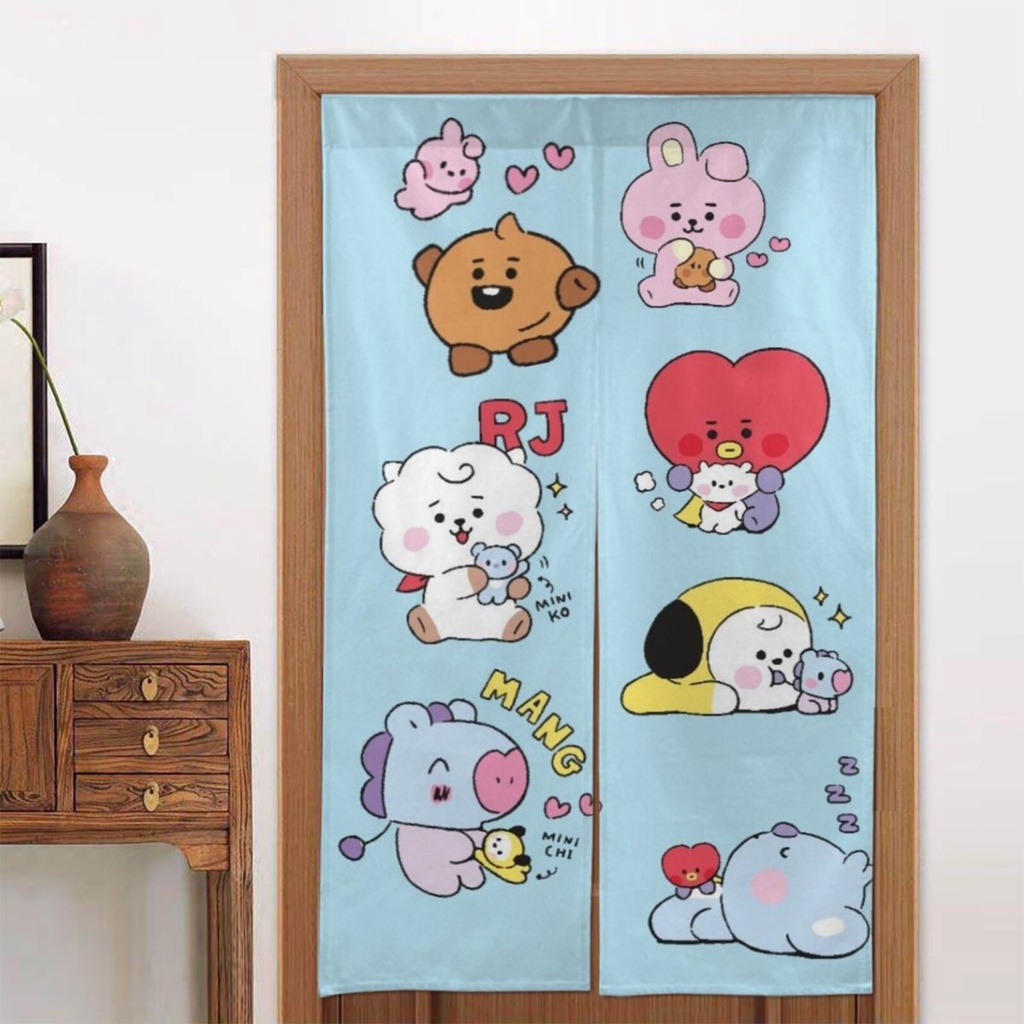 bts-bt21-ผ้าม่านประตูห้องนอน-ห้องนั่งเล่น-เพื่อความเป็นส่วนตัว-86-143-ซม-34-56-นิ้ว