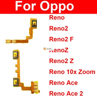 Guoyin- สายแพปุ่มปรับระดับเสียงด้านข้าง แบบเปลี่ยน สําหรับ OPPO Reno Ace 2 Z 2 2F 2Z 10X Zoom