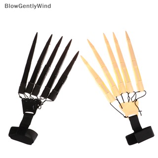 Blowgentlywind ถุงมือคอสเพลย์ รูปหัวกะโหลกผี มือเสมือนจริง สําหรับปาร์ตี้ฮาโลวีน