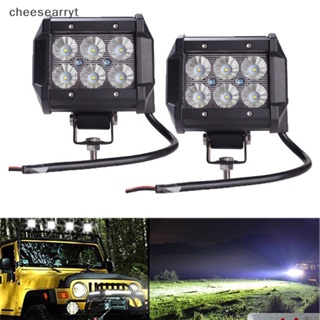 Chee ไฟตัดหมอกออฟโร้ด LED 18W 4WD สําหรับรถ ATV SUV UTE Jeep EN
