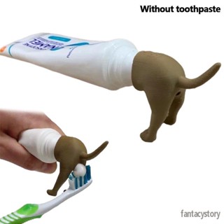 Pooping Dog Butt Toothpaste Topper Creative Toothpaste Squeezers Bathroom Accessories Toothpaste Dispenser For Kids Adults