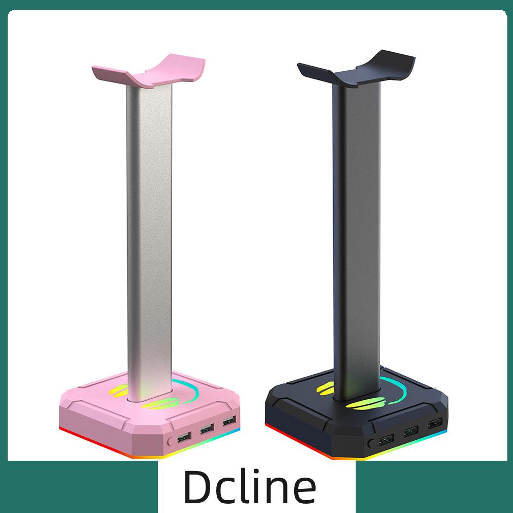 dcline-th-ขาตั้งหูฟัง-rgb-พร้อมพอร์ต-usb-2-0-3-พอร์ต-อุปกรณ์เสริม-สําหรับเล่นเกม