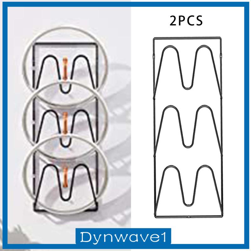 dynwave1-อุปกรณ์เมาท์ขาตั้ง-ติดผนัง-สําหรับวางฝาหม้อ-ตู้กับข้าว-2-ชิ้น