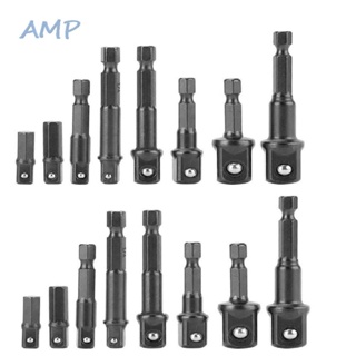 ⚡NEW 9⚡Adapter 1/4in 3/8inch 1/2inch Accessories Hex Extension Bits High Strength