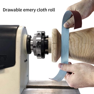 Soft Nylon Polishing Emery Cloth Wood Turners Metal Workers Abrasive Rolls