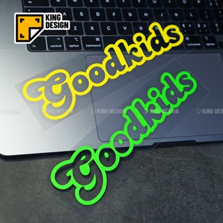 สติกเกอร์สะท้อนแสง กันน้ํา ลาย King JDM goodkids goodkids สําหรับติดตกแต่งหน้าต่างรถยนต์