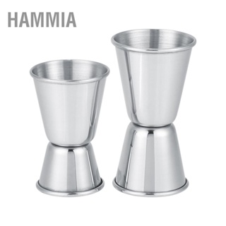 HAMMIA 10 ชิ้นสแตนเลสสตีลค๊อกเทล Shaker ชุด Ice Tong ผสมช้อน Pourers บาร์เครื่องมือ