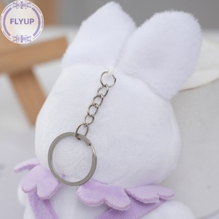 Flyup พวงกุญแจ จี้ตุ๊กตากระต่ายน่ารัก ขนาดเล็ก สร้างสรรค์ สําหรับห้อยกระเป๋า ของขวัญ ปาร์ตี้ งานแต่งงาน