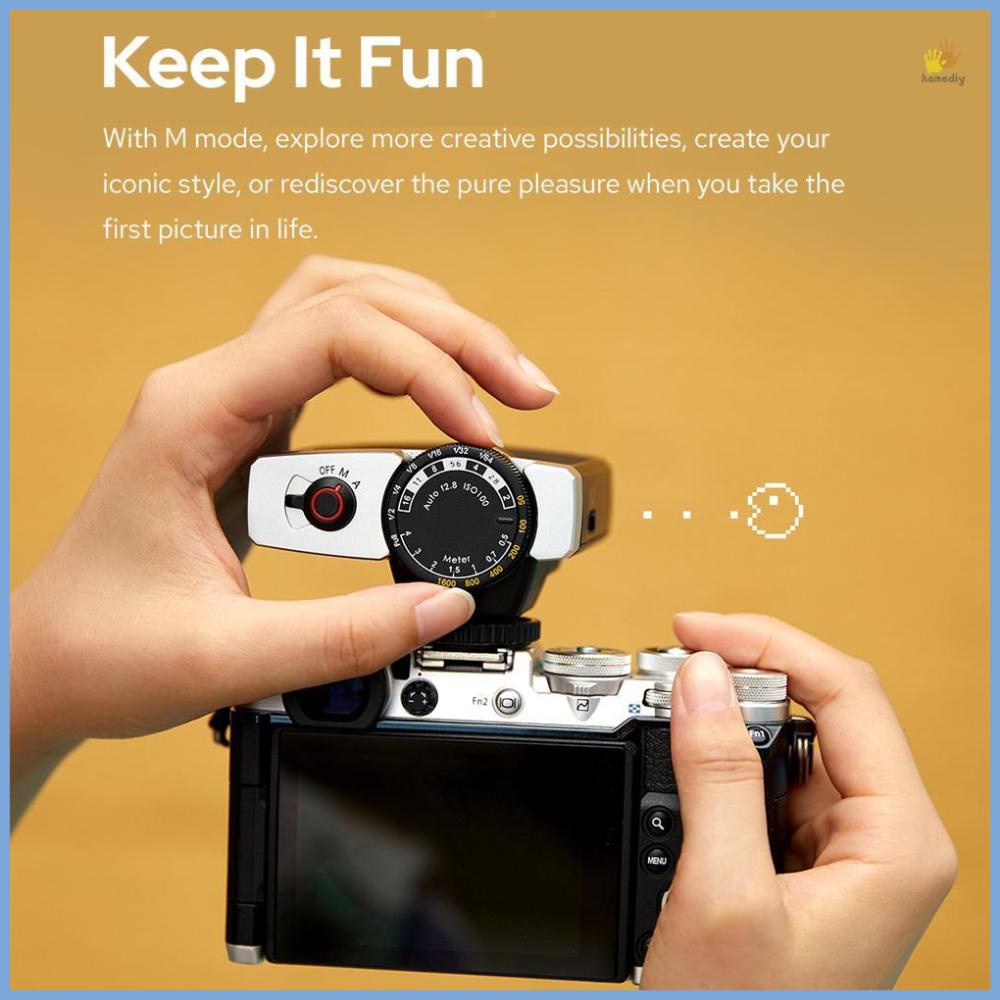 Godox Lux Junior Retro Camera Flash GN12 6000K Color Temperature Auto